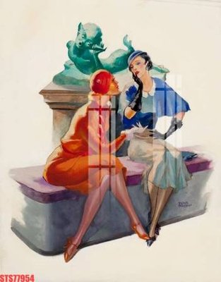 File gốc Tranh sơn dầu phương tây tổng hợp STS77954 (PNG) không nền chất lượng