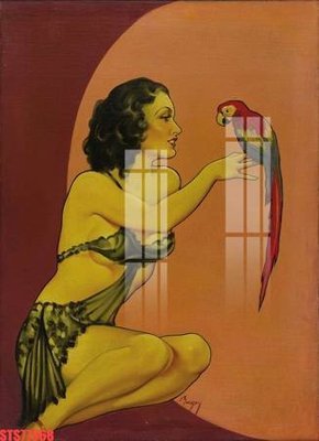 File tranh Tranh sơn dầu phương tây tổng hợp STS77968 (ảnh gốc) in trần 3D