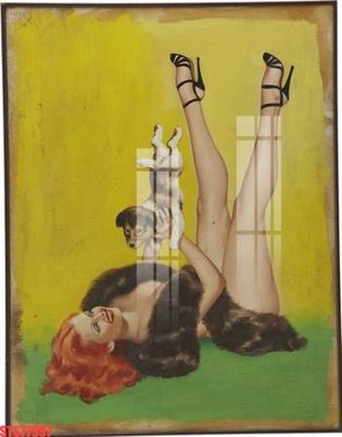 File gốc Tranh sơn dầu phương tây tổng hợp STS77997 (in lụa) họa tiết 3D