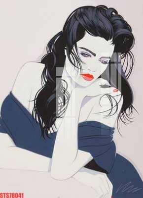 File gốc in ấn Tranh sơn dầu phương tây tổng hợp STS78041 chuẩn màu CMYK