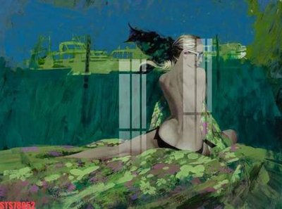 File tranh Tranh sơn dầu phương tây tổng hợp STS78052 (gốc) chủ đề thiên nhiên