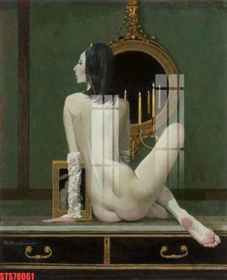 File tranh Tranh sơn dầu phương tây tổng hợp STS78061 (bản gốc) treo tường