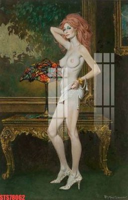 File gốc Tranh sơn dầu phương tây tổng hợp STS78062 (in mica) làm bảng hiệu