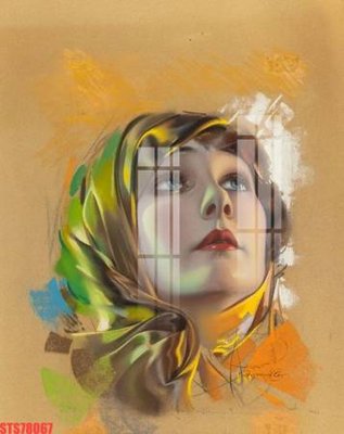 File PSD Tranh sơn dầu phương tây tổng hợp STS78067 (bản gốc) dễ dàng edit