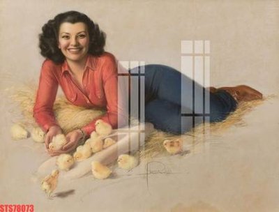 File gốc Tranh sơn dầu phương tây tổng hợp STS78073 (chủ đề hiện đại) trang trí