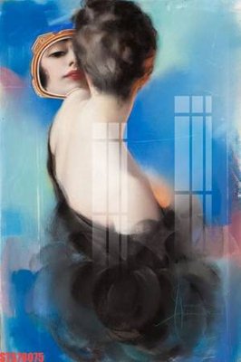 File tranh Tranh sơn dầu phương tây tổng hợp STS78075 (gốc) in vải canvas