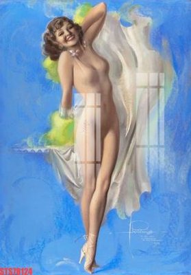 File in trần Tranh sơn dầu phương tây tổng hợp STS78124 (bản gốc) mây trời