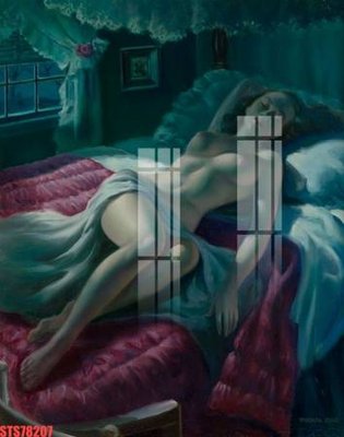 Download file Tranh sơn dầu phương tây tổng hợp STS78207 (chất lượng in ấn)