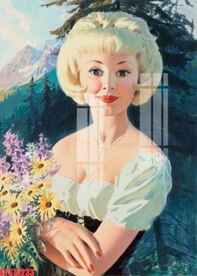 File tranh Tranh sơn dầu phương tây tổng hợp STS78233 (file gốc) chủ đề phong thủy