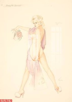 Tải file Tranh sơn dầu phương tây tổng hợp STS78270 (gốc) chủ đề hoa sen