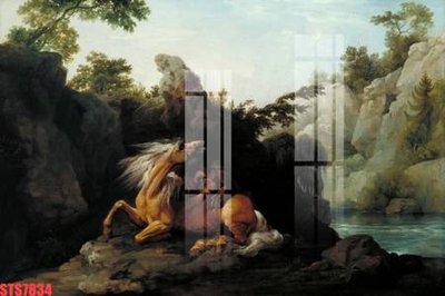 File in ấn chuyên nghiệp Tranh sơn dầu phương tây tổng hợp STS7834 (file gốc)