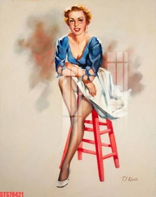 File tranh Tranh sơn dầu phương tây tổng hợp STS78421 (bản gốc) in lụa 3D