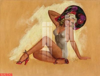 File gốc Tranh sơn dầu phương tây tổng hợp STS78436 (vector) cho in ấn