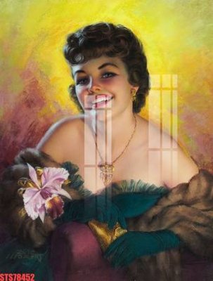 File in trần Tranh sơn dầu phương tây tổng hợp STS78452 (bản gốc) bầu trời