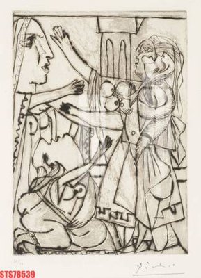 File in mica Tranh sơn dầu phương tây tổng hợp STS78539 (ảnh gốc) đẹp