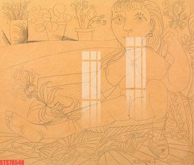 Download file Tranh sơn dầu phương tây tổng hợp STS78548 (chất lượng in ấn)