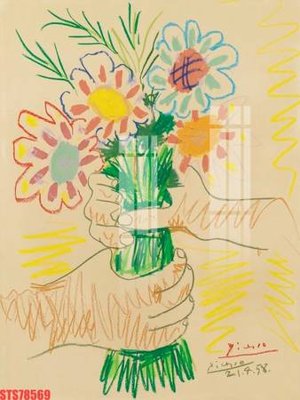 File in mica Tranh sơn dầu phương tây tổng hợp STS78569 (bản gốc) làm vách ngăn