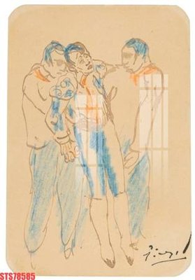 Ảnh gốc Tranh sơn dầu phương tây tổng hợp STS78585 (độ nét cao) in tráng gương