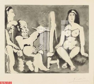 File tranh Tranh sơn dầu phương tây tổng hợp STS78589 (bản gốc) in lụa 3D