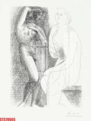 File tranh Tranh sơn dầu phương tây tổng hợp STS78665 (gốc) in film