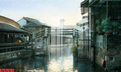 File in lụa Tranh sơn dầu phương tây tổng hợp STS78707 (tân cổ điển) Tranh sơn dầu phương tây tổng hợp STS78707