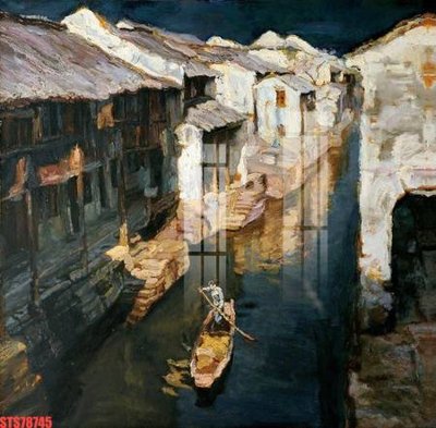 File tranh in tráng gương Tranh sơn dầu phương tây tổng hợp STS78745 (siêu nét)