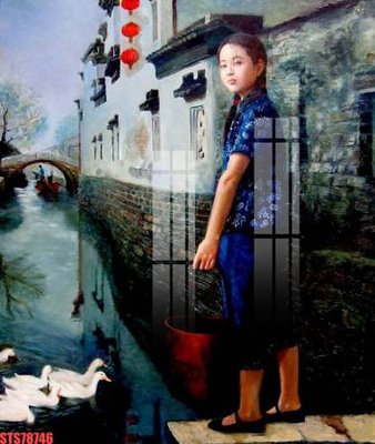 File tranh Tranh sơn dầu phương tây tổng hợp STS78746 (bản gốc) in canvas