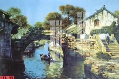 File tranh gốc Tranh sơn dầu phương tây tổng hợp STS78761 (sắc nét từng chi tiết)