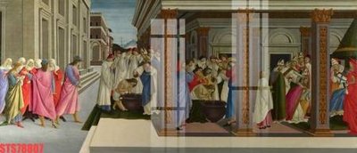 File tranh quảng cáo Tranh sơn dầu phương tây tổng hợp STS78807 (download file gốc)