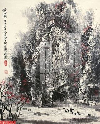 File ảnh Tranh sơn dầu phương tây tổng hợp STS78949 (gốc) in standee