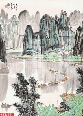 File tranh Tranh sơn dầu phương tây tổng hợp STS78976 (gốc) in backlit film