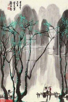 File gốc Tranh sơn dầu phương tây tổng hợp STS78980 (in 3D) nghệ thuật