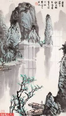 File gốc Tranh sơn dầu phương tây tổng hợp STS79016 (in 3D) nghệ thuật