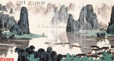 File tranh Tranh sơn dầu phương tây tổng hợp STS79018 (file gốc) chuẩn màu in