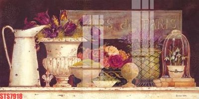 File gốc Tranh sơn dầu phương tây tổng hợp STS7918 (trang trí) phòng làm việc