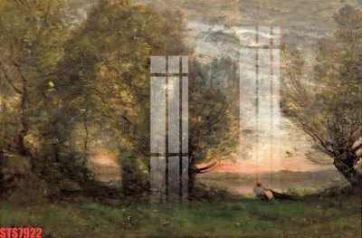 File tranh gốc PSD Tranh sơn dầu phương tây tổng hợp STS7922 còn nguyên layer