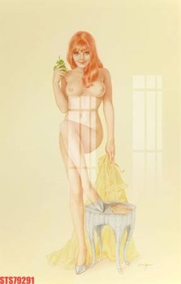 File in mica Tranh sơn dầu phương tây tổng hợp STS79291 (bản gốc) làm vách ngăn