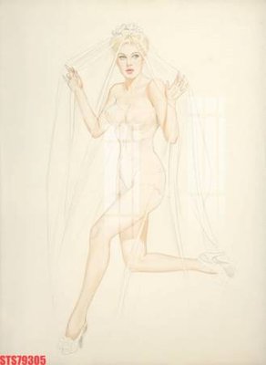 File gốc Tranh sơn dầu phương tây tổng hợp STS79305 (trang trí) phòng ngủ