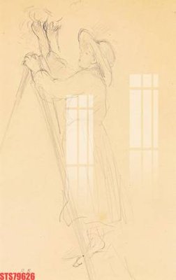 File in trần Tranh sơn dầu phương tây tổng hợp STS79626 (bản gốc) mây trời