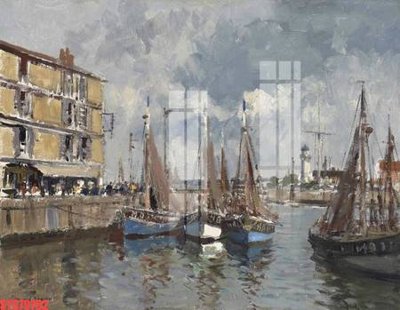 File tranh Tranh sơn dầu phương tây tổng hợp STS79792 (gốc) in backlit film