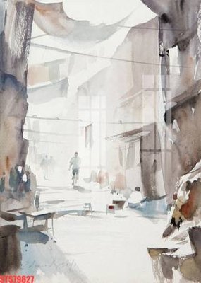 File gốc Tranh sơn dầu phương tây tổng hợp STS79827 (ảnh chi tiết) để in lụa