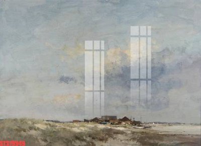 File gốc Tranh sơn dầu phương tây tổng hợp STS79949 (in tráng gương) ốp tường