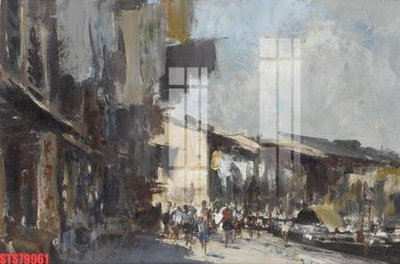 File PSD Tranh sơn dầu phương tây tổng hợp STS79961 (gốc) nhiều lớp (multi-layer)