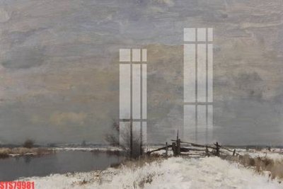 File tranh Tranh sơn dầu phương tây tổng hợp STS79981 (gốc) chủ đề thành phố