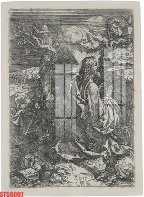 Ảnh gốc Tranh sơn dầu phương tây tổng hợp STS8007 (nét căng) in mica