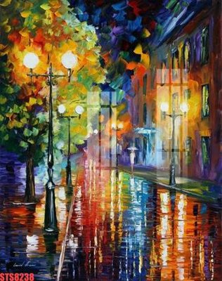 Ảnh mô tả file gốc in mica Tranh sơn dầu phương tây tổng hợp STS8238