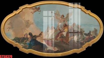 File gốc Tranh sơn dầu phương tây tổng hợp STS8379 (PSD/TIFF) độ phân giải cao