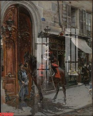 Download file tranh PSD Tranh sơn dầu phương tây tổng hợp STS8457 để chỉnh sửa