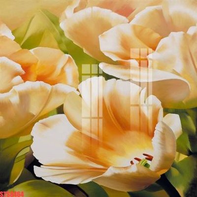 File in trần Tranh sơn dầu phương tây tổng hợp STS8464 (file gốc) hoa văn 3D