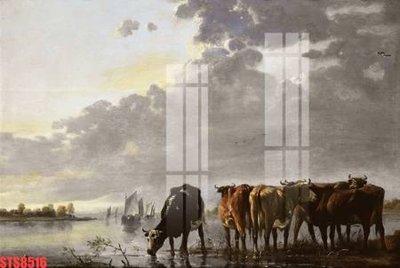 Chi tiết file ảnh Tranh sơn dầu phương tây tổng hợp STS8516 sắc nét